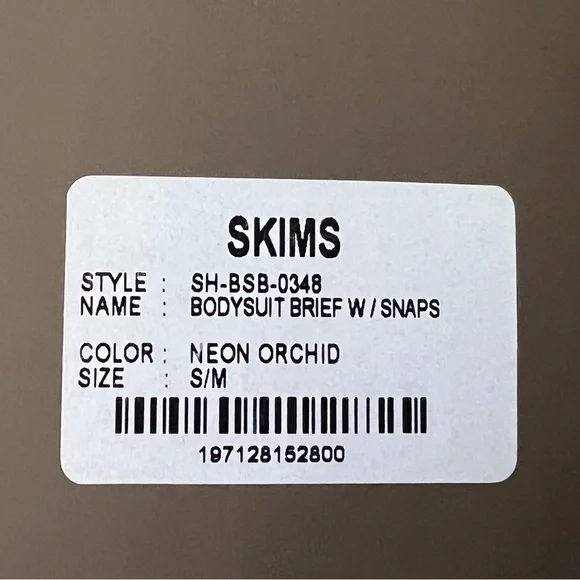 Skims Neon Orchid Sculpting Brief Bodysuit - Picture 6 of 6
